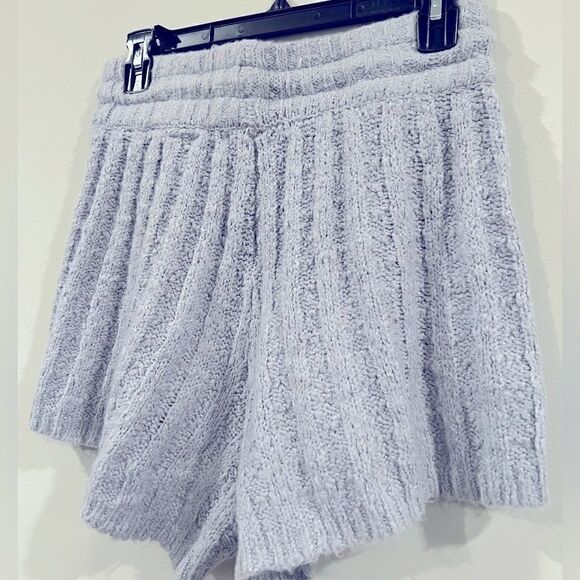 AND NOW THIS
Women's Cable-Knit Shorts in gray size medium, New - Picture 3 of 9